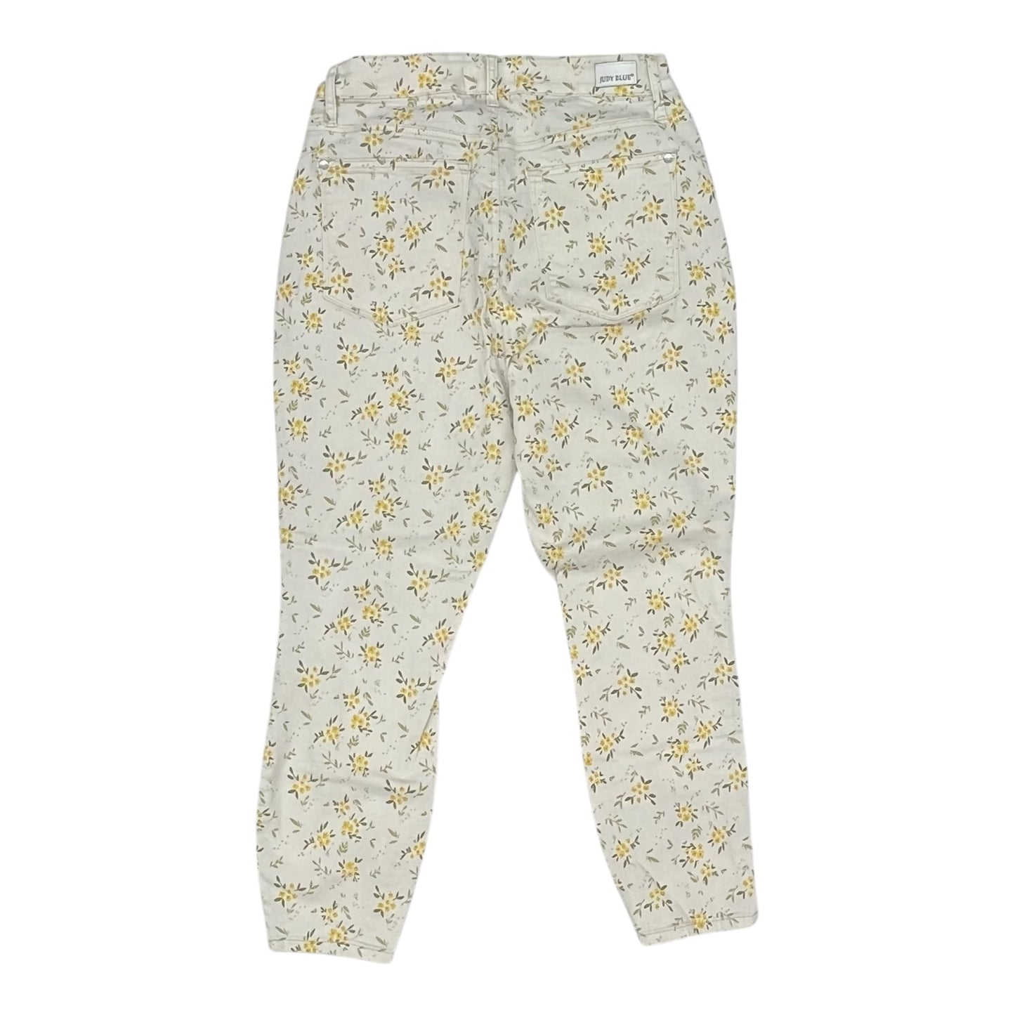 Jeans Skinny By Judy Blue In Floral Print, Size:14