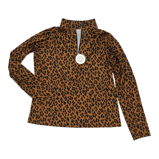 Athletic Top Ls Collar By Lady Hagen In Animal Print, Size:L
