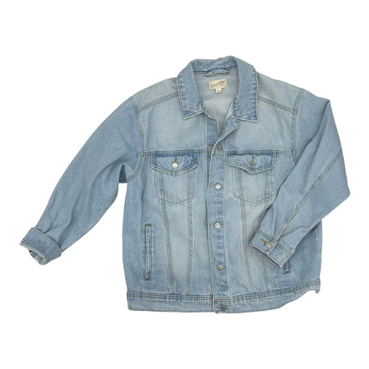 Jacket Denim By Universal Thread In Blue Denim, Size:Xl