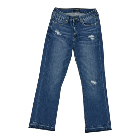 Jeans Straight By Just Usa In Blue Denim, Size:2