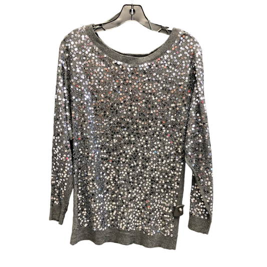 Grey Top Long Sleeve Inc, Size S