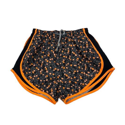 GREY & ORANGE ATHLETIC SHORTS by NIKE APPAREL Size:S