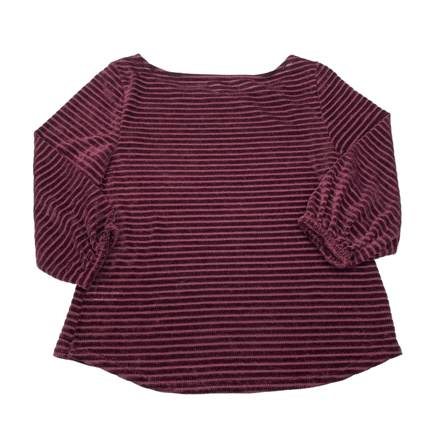 PURPLE TOP 3/4 SLEEVE by MAURICES Size:L