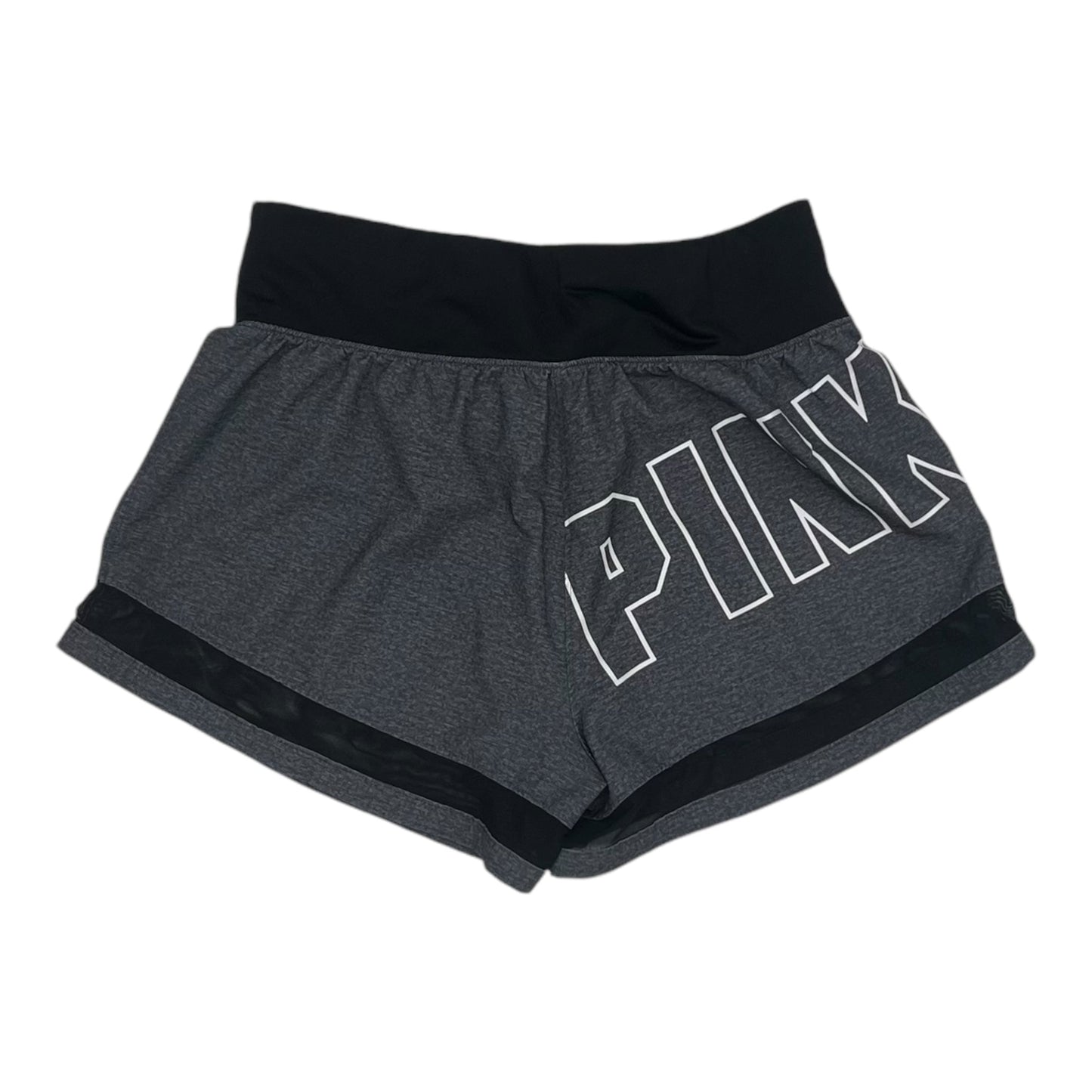 Athletic Shorts By Pink In Black & Grey, Size:M