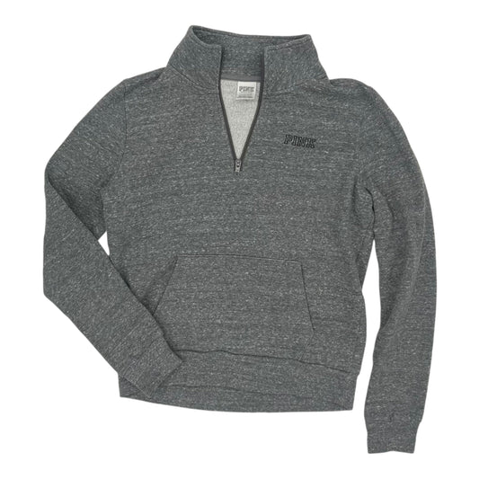 Sweatshirt Collar By Pink In Grey, Size:S