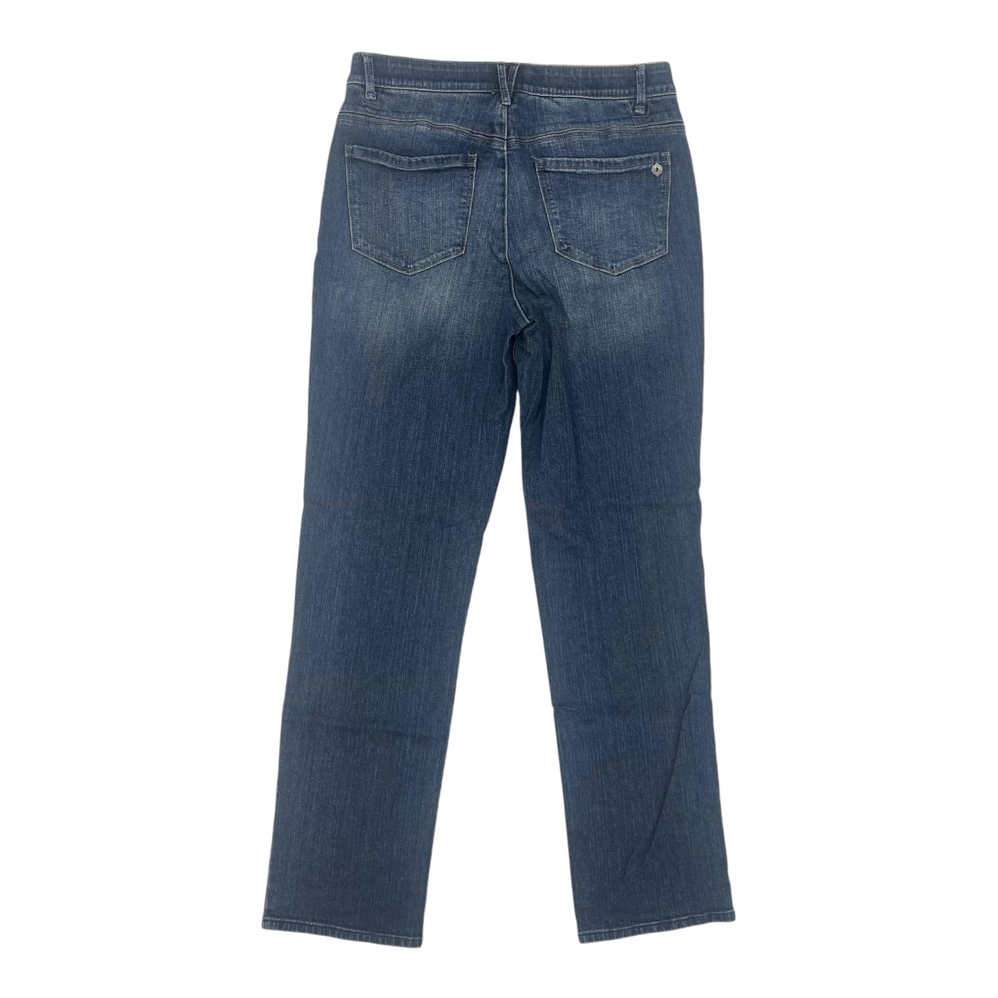 Jeans Straight By Democracy In Blue Denim, Size:10