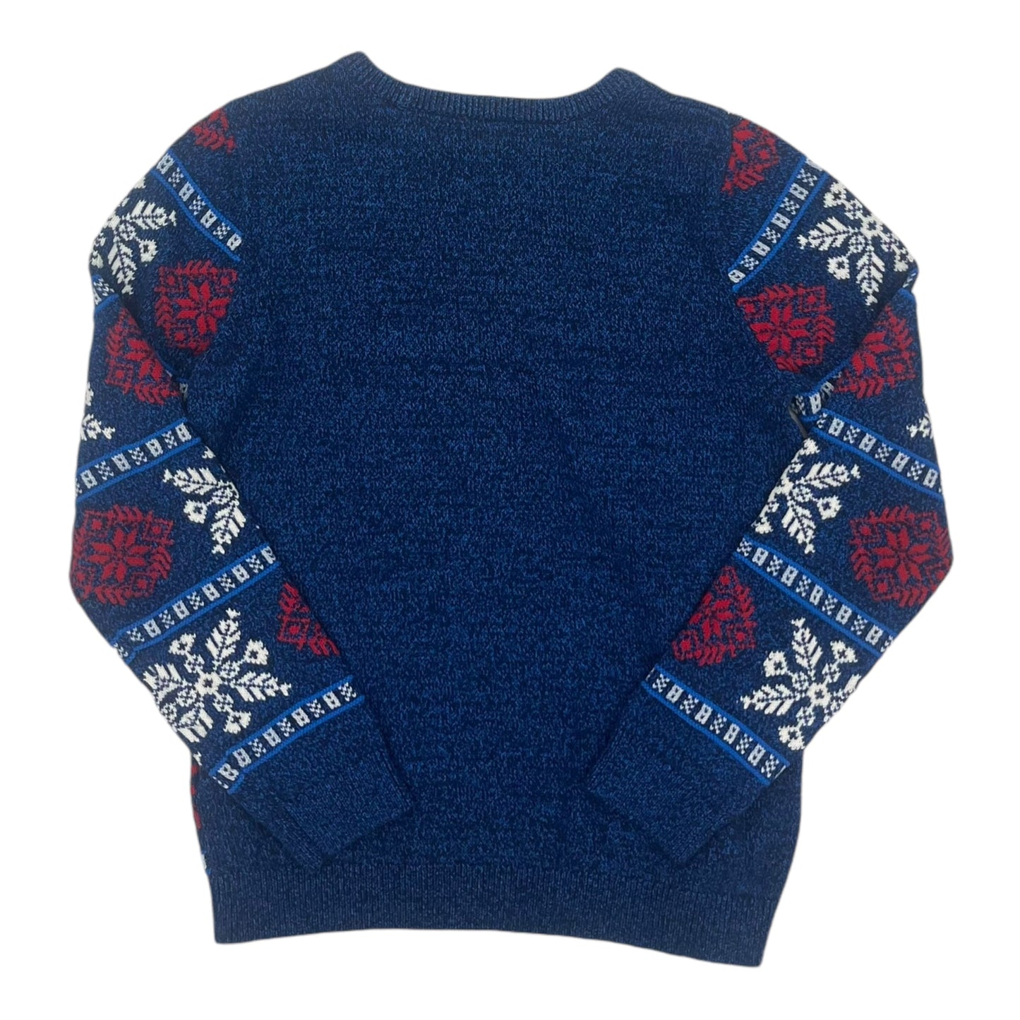 Sweater By Lands End In Blue & Red, Size:Xl