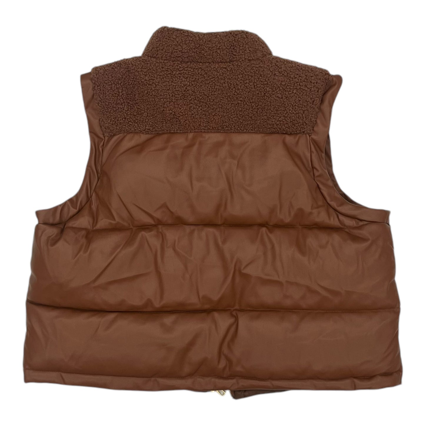 Vest Puffer & Quilted By Maurices In Brown, Size:Xxl