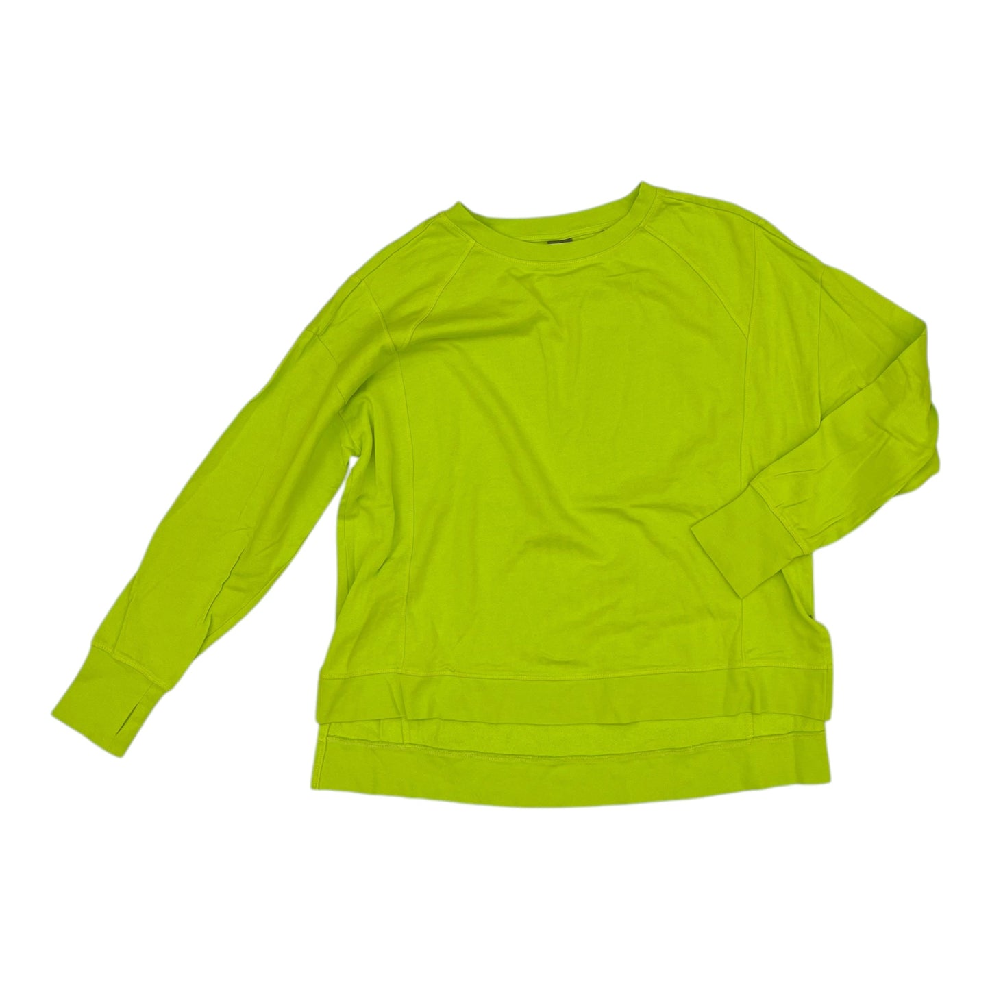 Athletic Top Ls Crewneck By Sweaty Betty In Yellow, Size:Xl