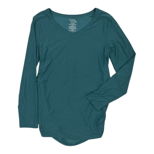 Mat Top Ls By Time And Tru In Green, Size:M