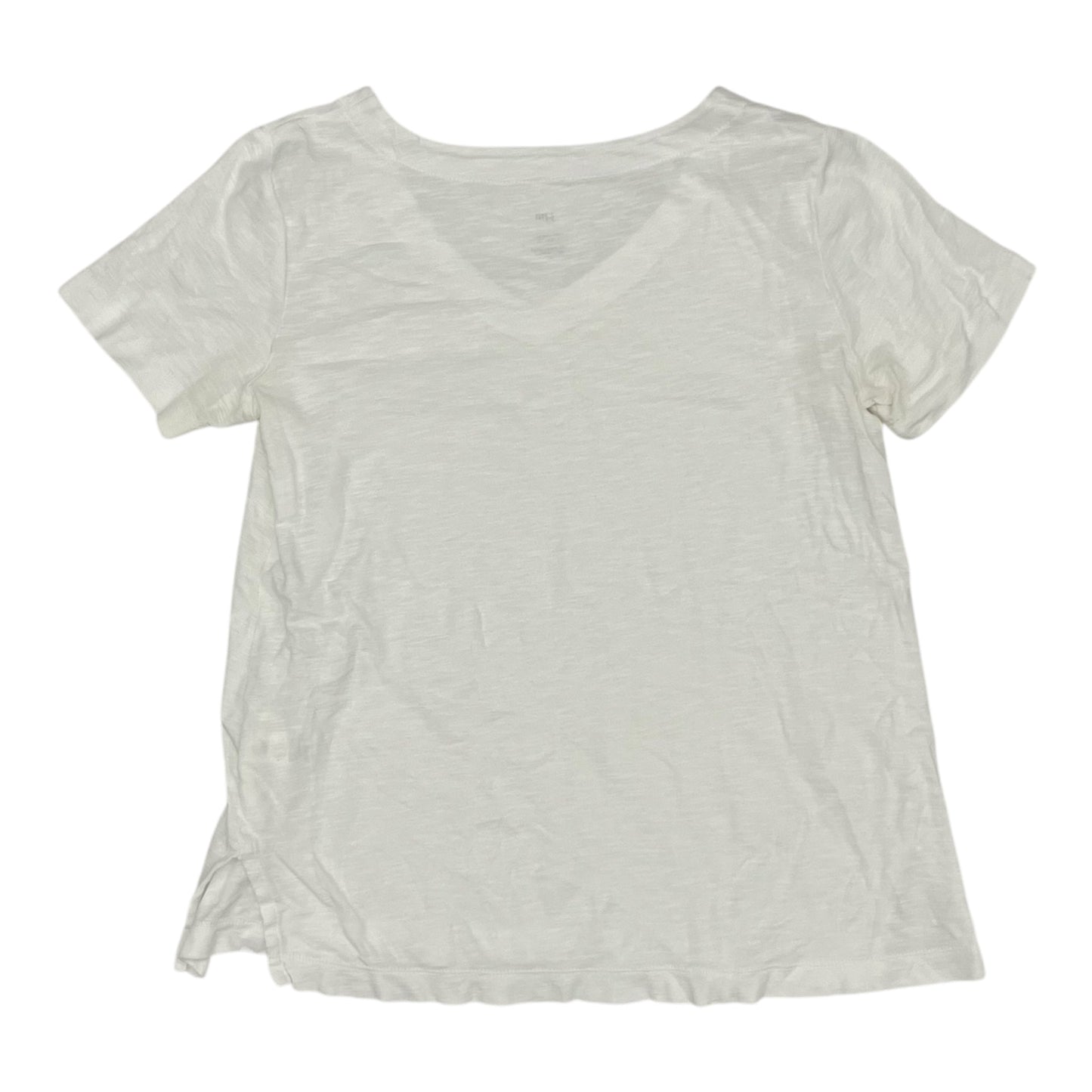 Top Ss Basic By J. Jill In White, Size:Xs