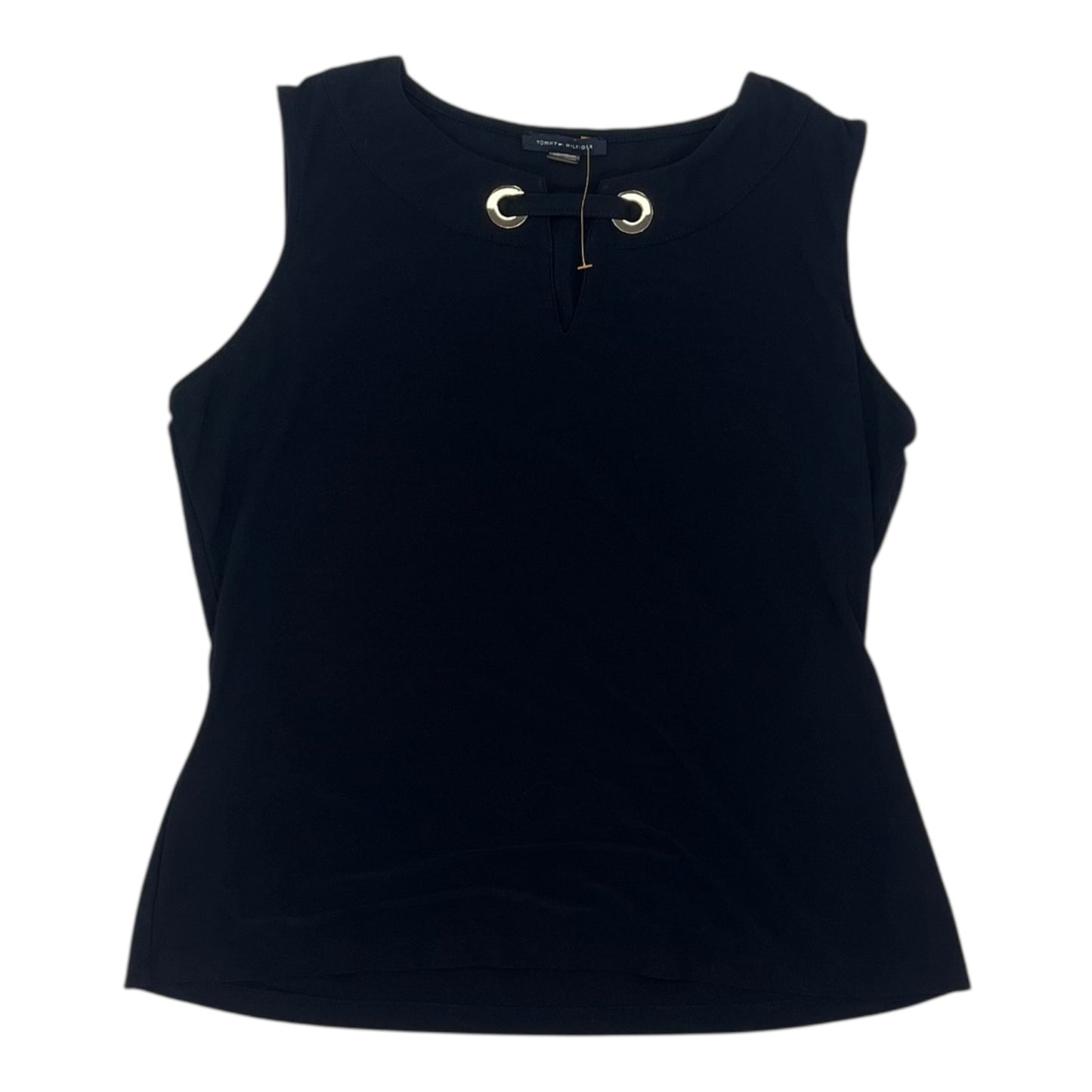 Blouse Sleeveless By Tommy Hilfiger In Navy, Size:M