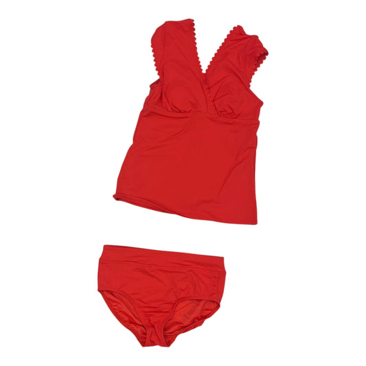 Swimsuit 2Pc By Lands End In Orange, Size:Xs