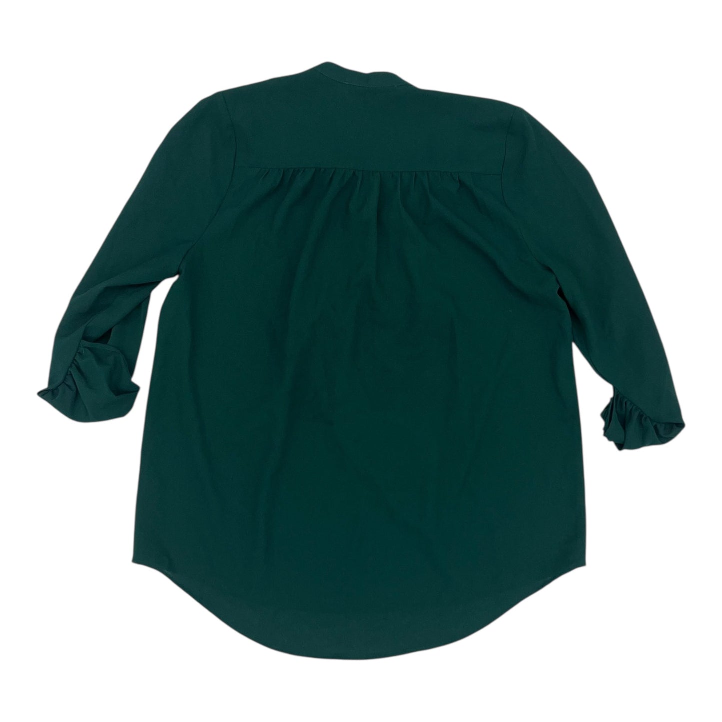 Blouse 3/4 Sleeve By Brixon Ivy In Green, Size:L