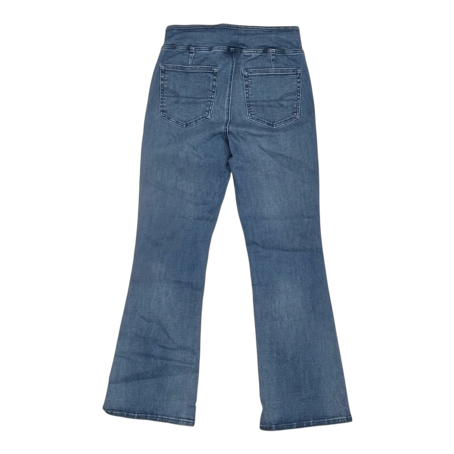 Jeans Flared By American Eagle In Blue Denim, Size:M