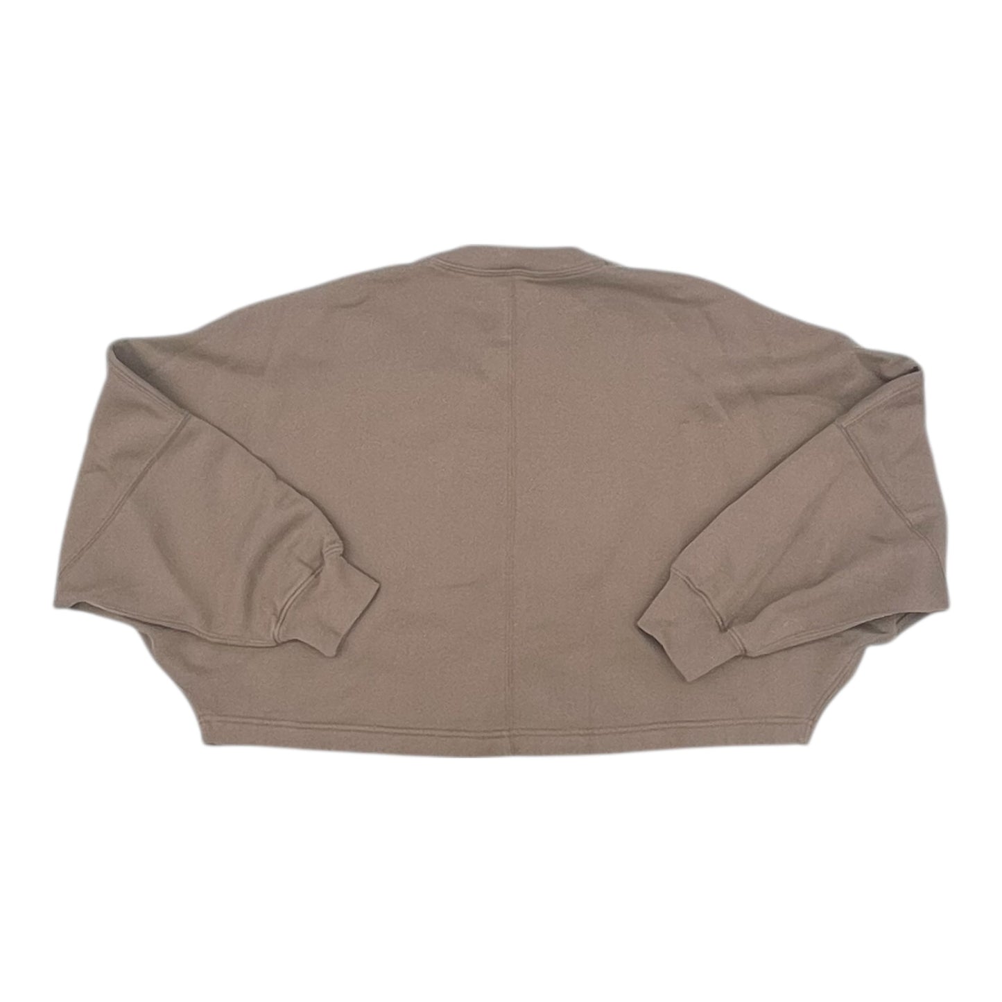 Sweatshirt Crewneck By Abercrombie And Fitch In Brown, Size:L