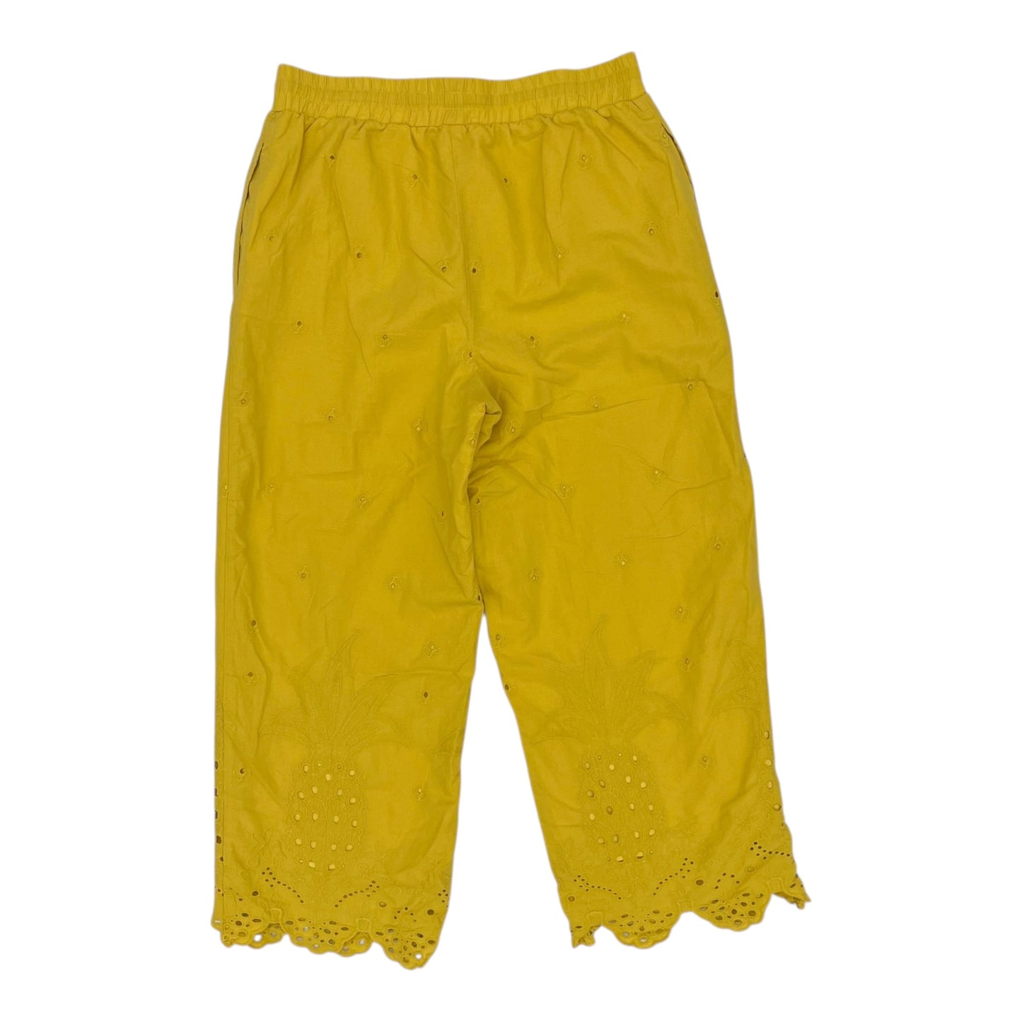 Pants Wide Leg By Cynthia Rowley In Yellow, Size:L