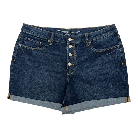 BLUE DENIM SHORTS by MAURICES Size:16