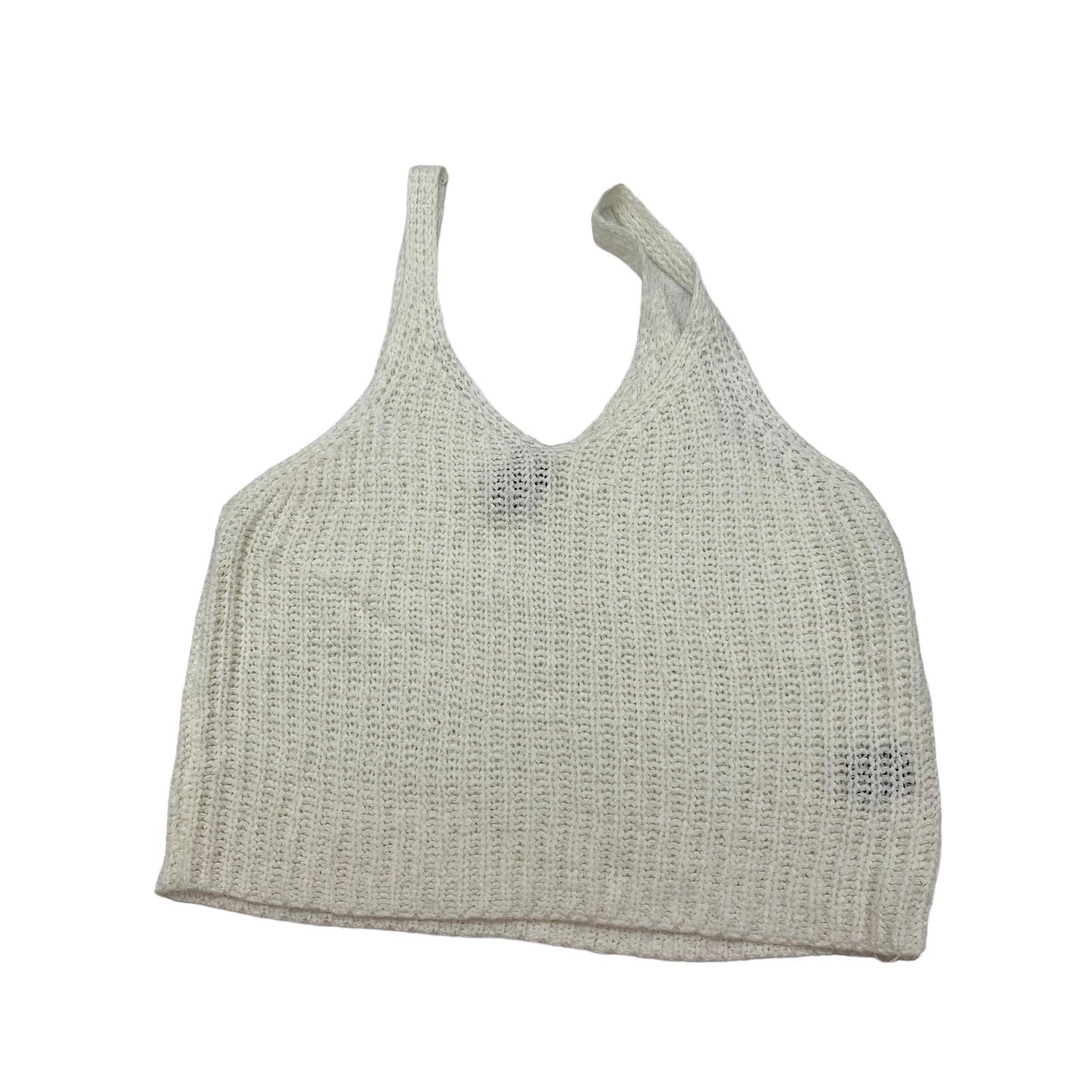 WHITE VEST SWEATER by CLOTHES MENTOR Size:M