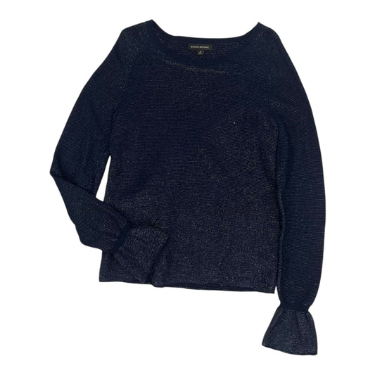 Sweater By Banana Republic In Blue & Silver, Size:S