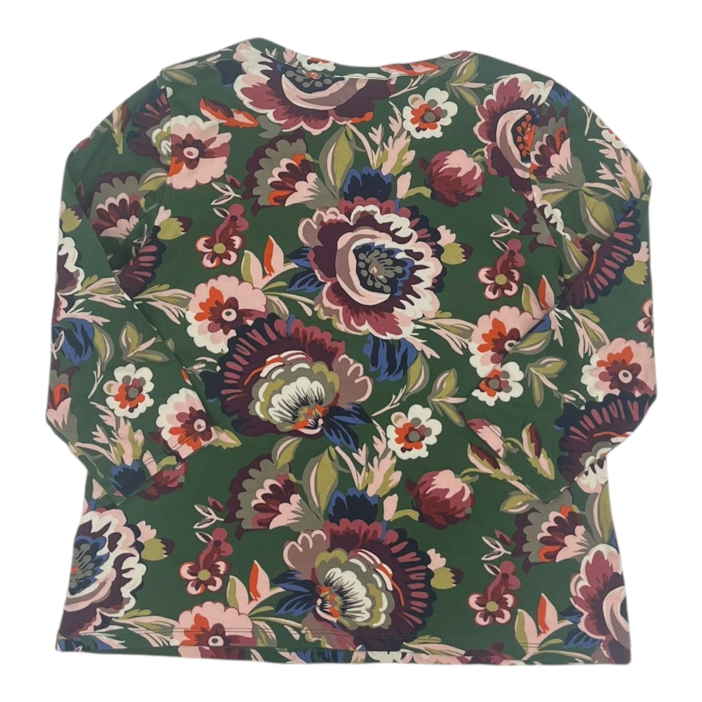 Top 3/4 Sleeve By Style And Company In Floral Print, Size:M