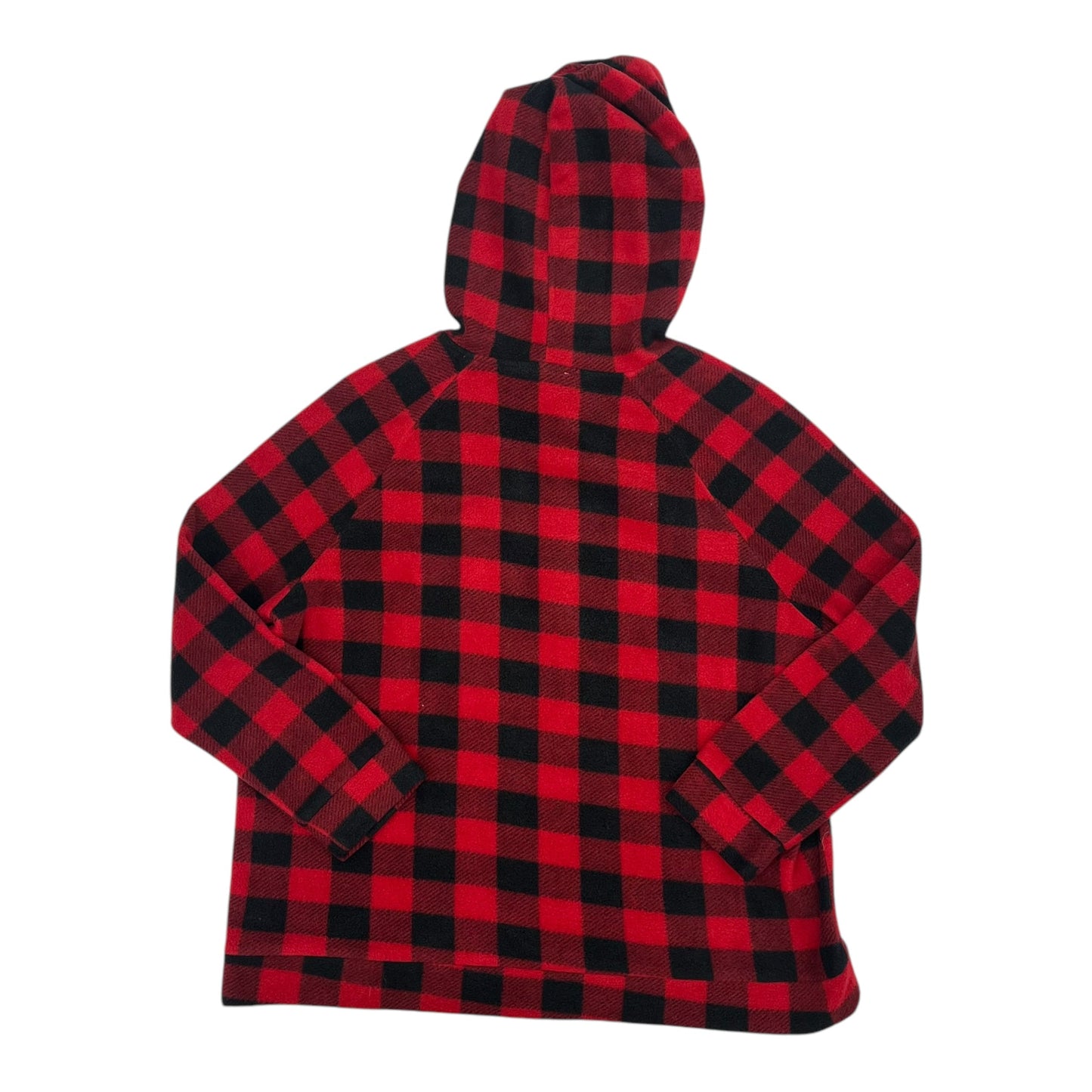 Sweatshirt Hoodie By Entro In Plaid Pattern, Size:1X