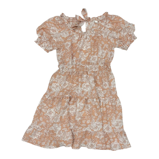 Dress Casual Short By Blu Pepper In Peach, Size:M