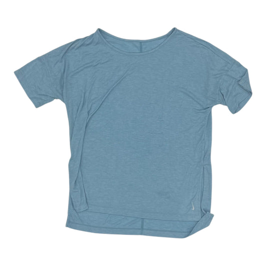 Athletic Top Ss By Nike In Blue, Size:M