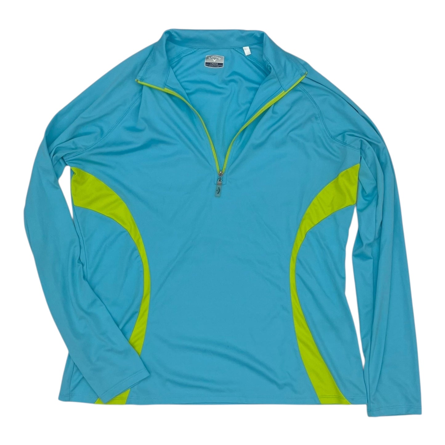 ATHLETIC TOP LS COLLAR by CALLAWAY In BLUE, Size: L