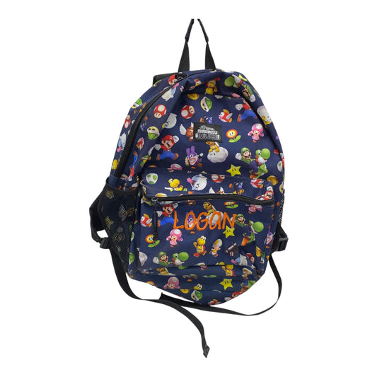 Backpack By   Clothes Mentor In Navy, Size:Medium