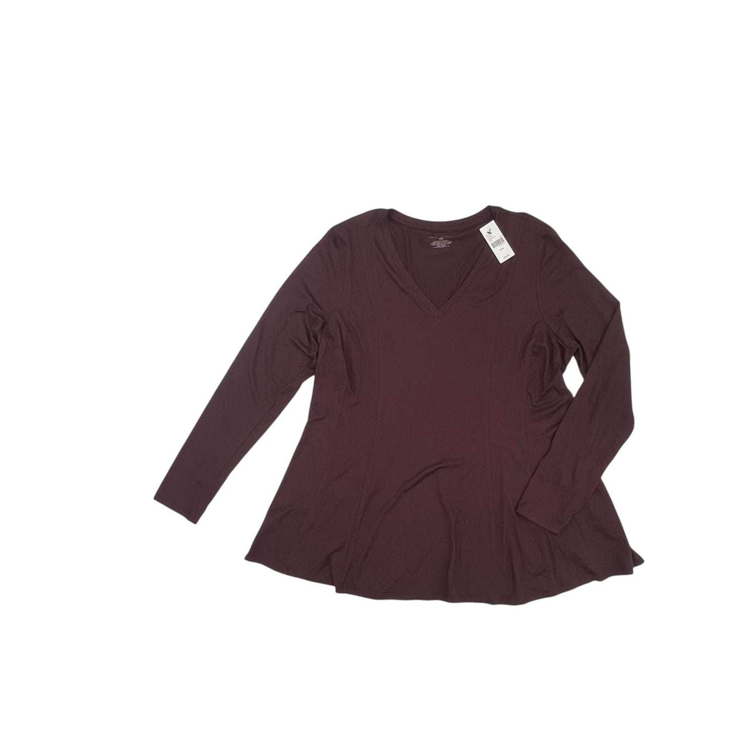 Top Ls By Lane Bryant In Red, Size:L