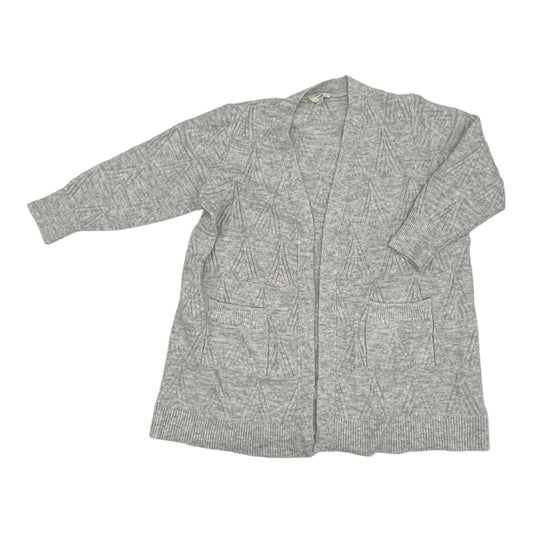 Sweater Cardigan By Terra & Sky In Grey, Size:2X