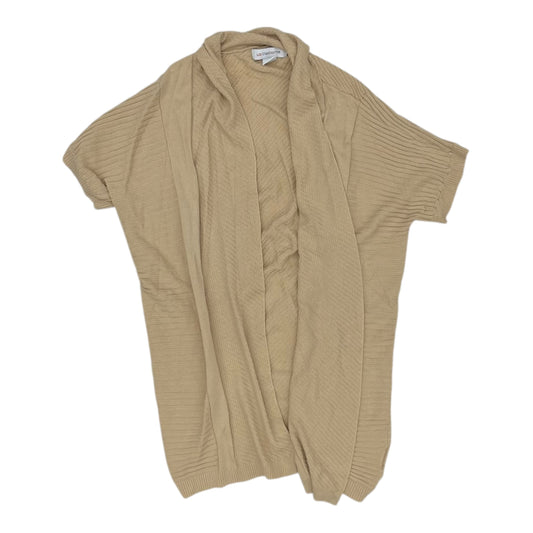 Cardigan By Liz Claiborne In Tan, Size:M