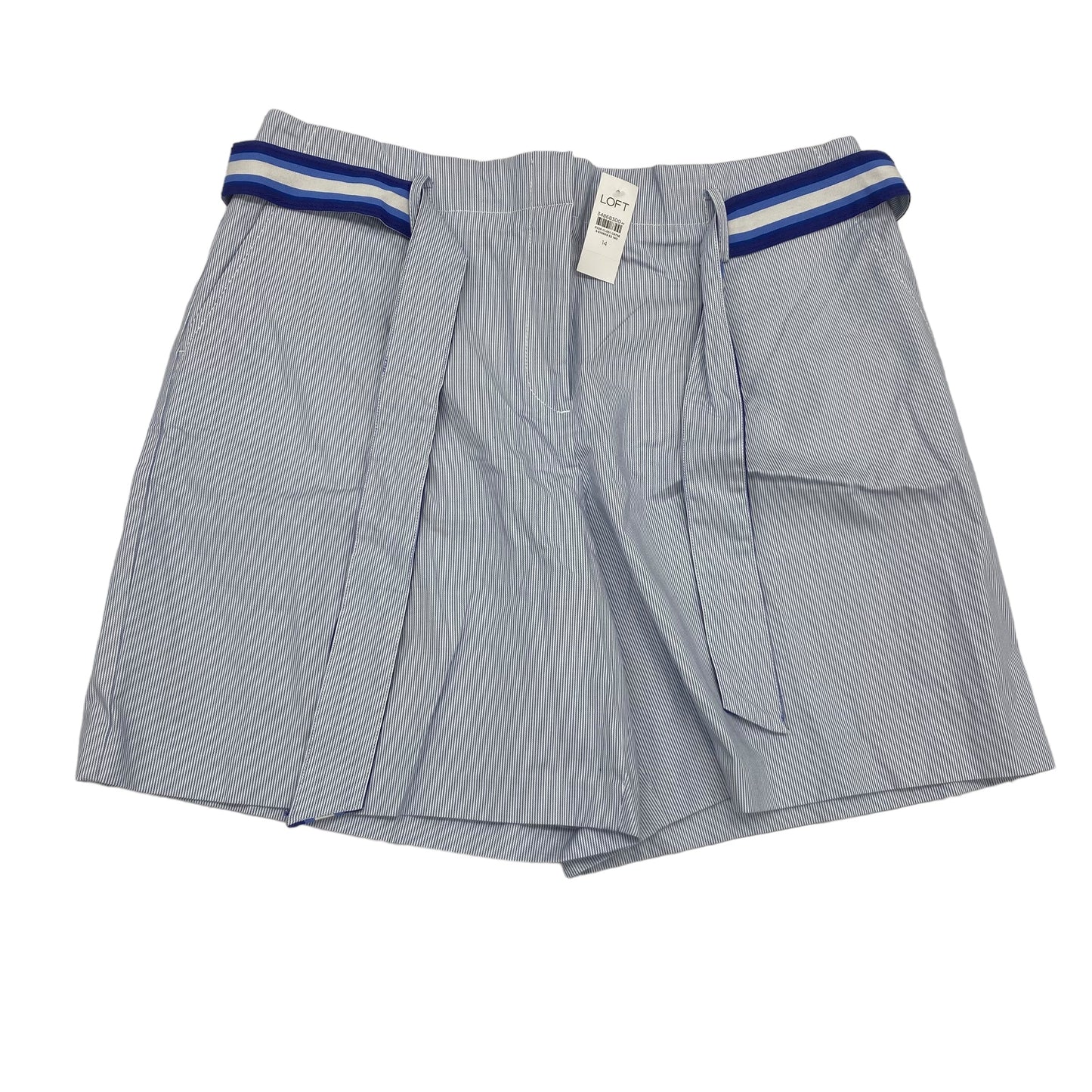 BLUE & WHITE LOFT SHORTS, Size 14