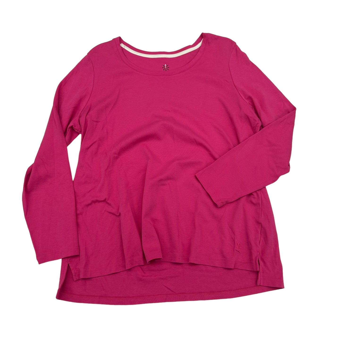 PINK TOP LS BASIC by CLOTHES MENTOR Size:XL