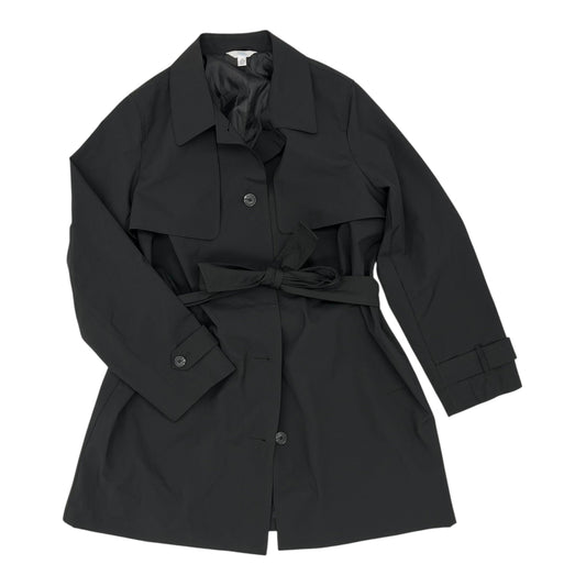 Coat Trench Coat By Time And Tru In Black, Size:Xl