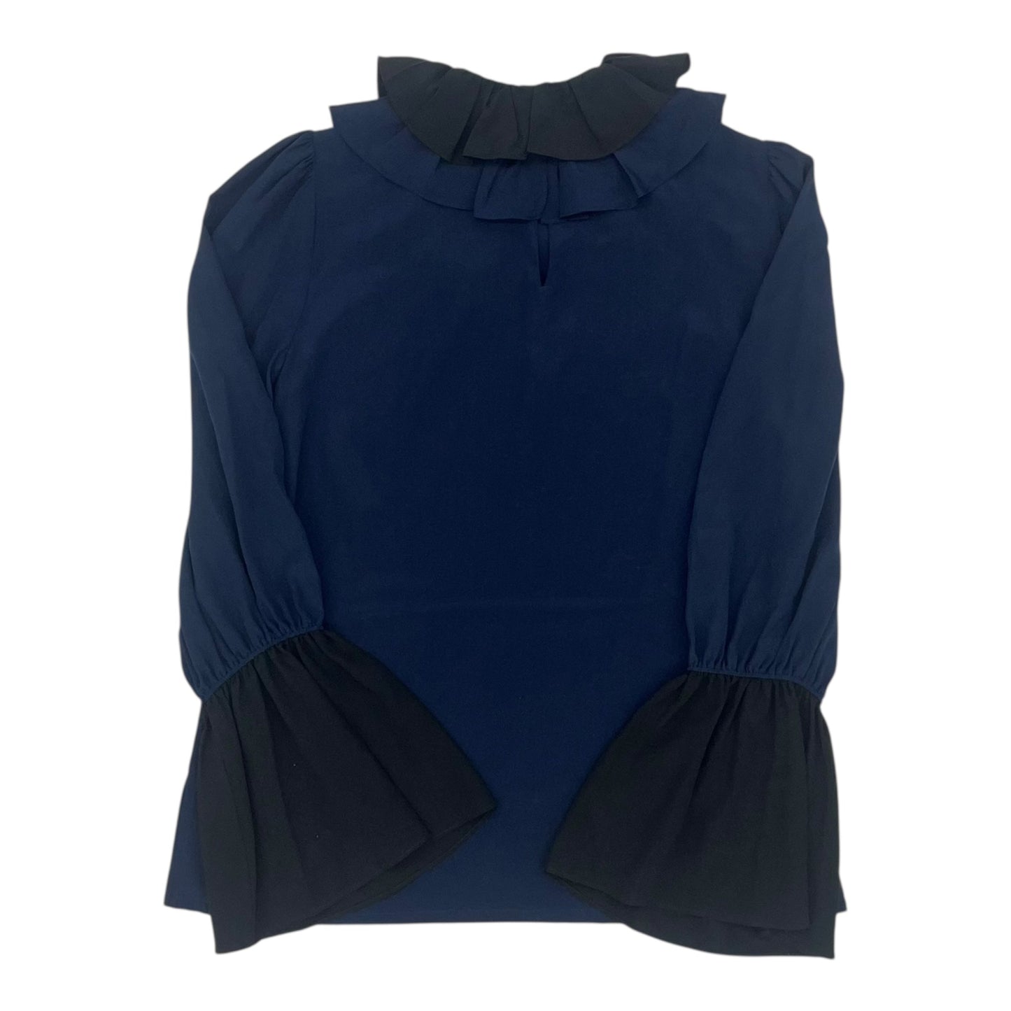 Blouse Designer By Tory Burch In Navy, Size:Xs