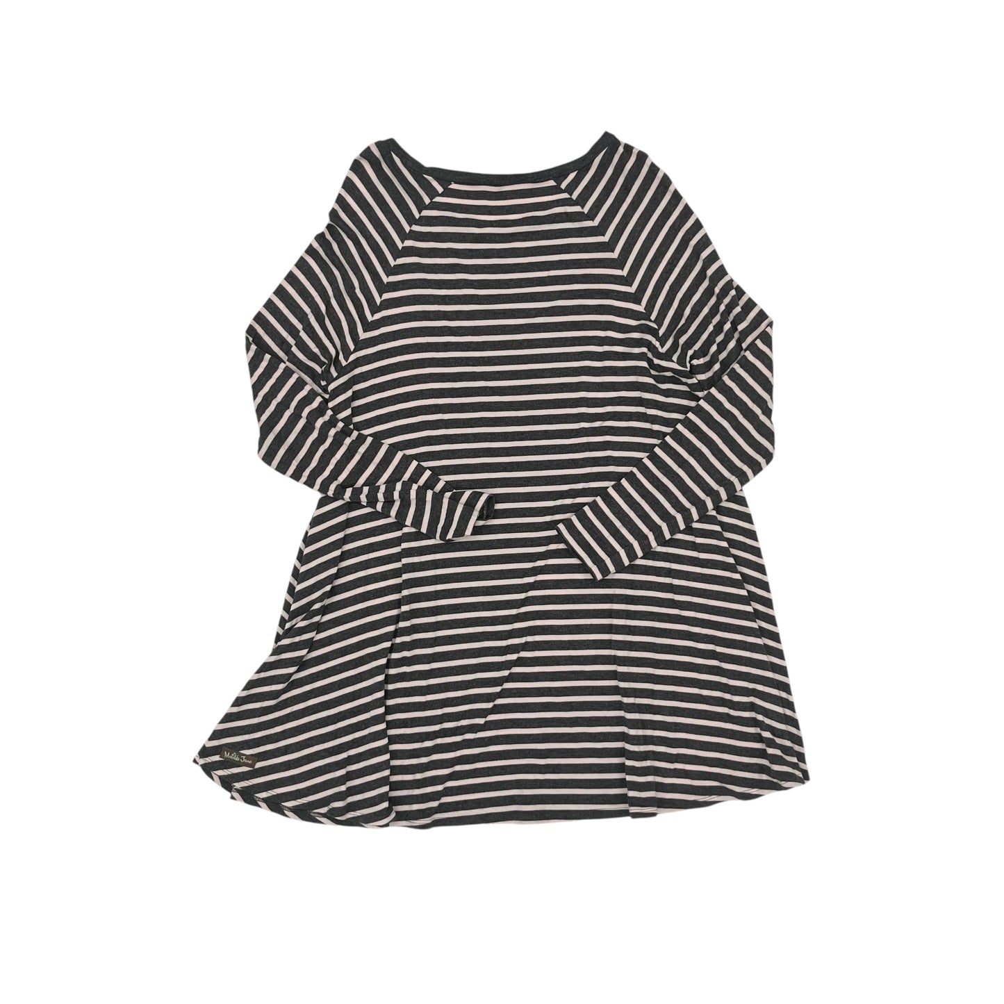 Tunic Ls By Matilda Jane In Grey & Pink, Size:M