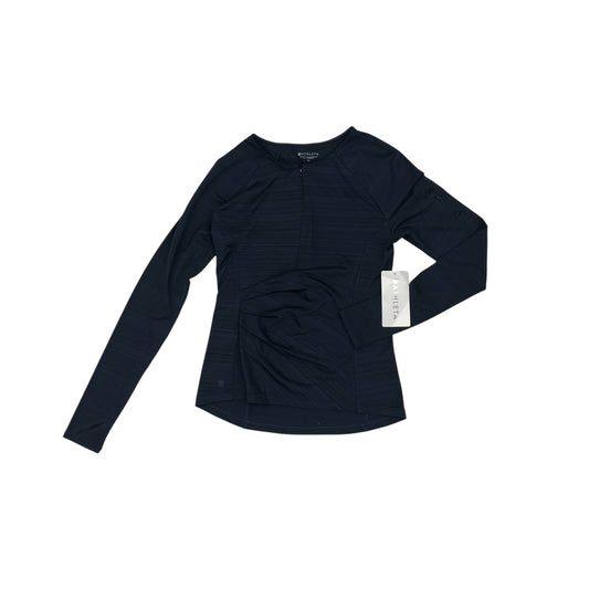 Athletic Top Ls Collar By Athleta In Blue, Size:Sp