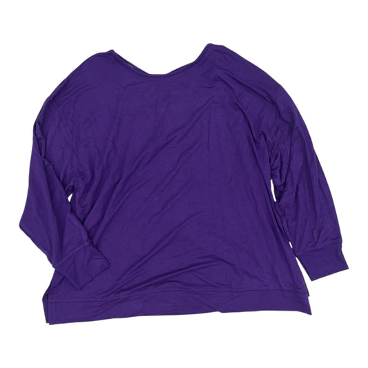 Top Ls By Livi Active In Purple, Size:3X