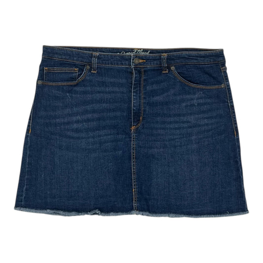 Skirt Mini & Short By Universal Thread In Blue Denim, Size:16
