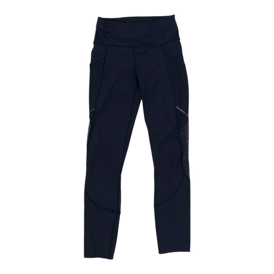 Athletic Leggings By Lululemon In Navy, Size:Xs