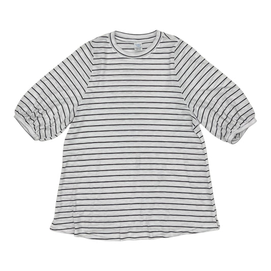 Mat Top Ss By Time And Tru In Black & White, Size:M