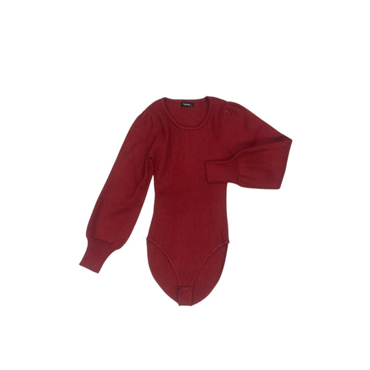 Bodysuit By Clothes Mentor In Red, Size:S