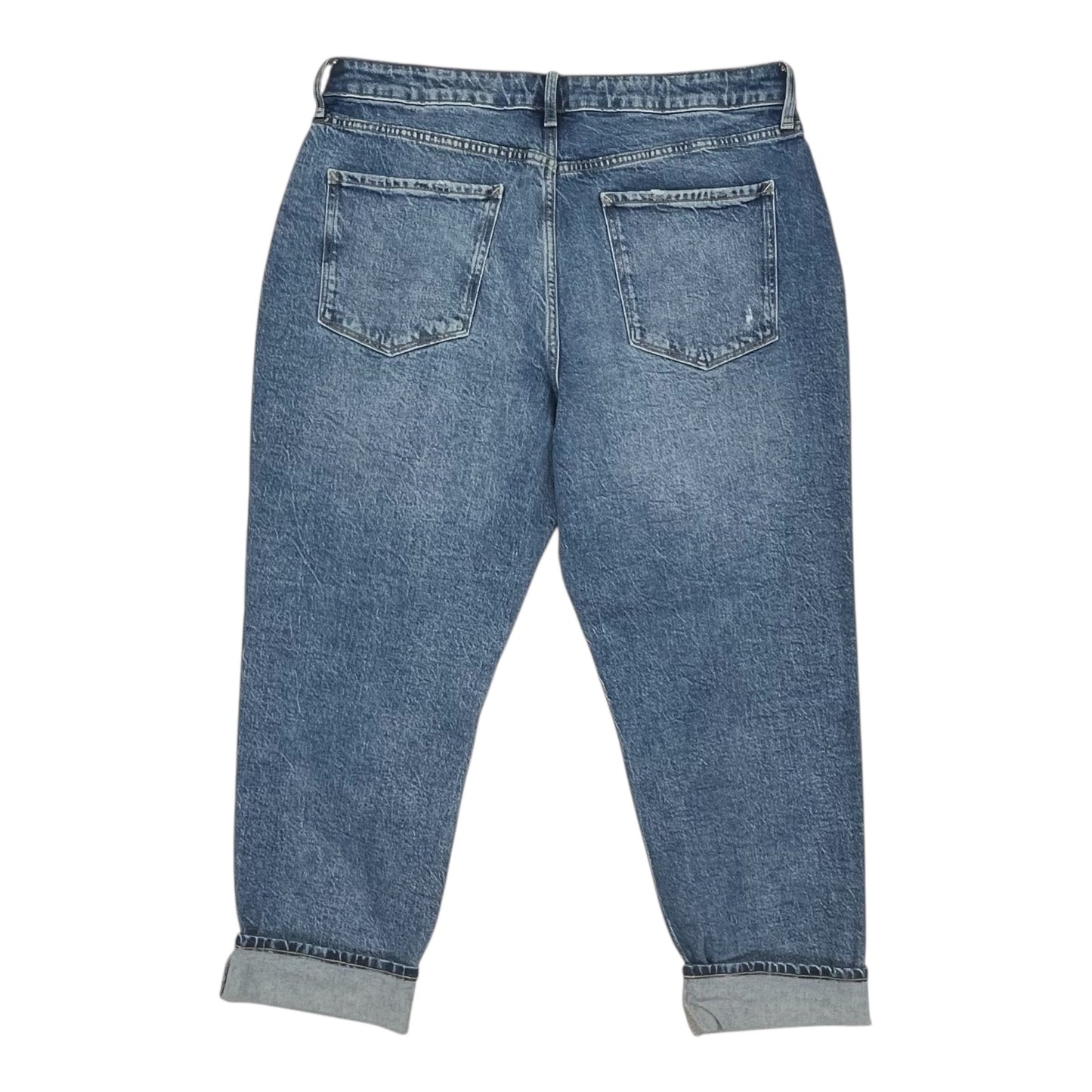 Jeans Boyfriend By Ana In Blue Denim, Size:14