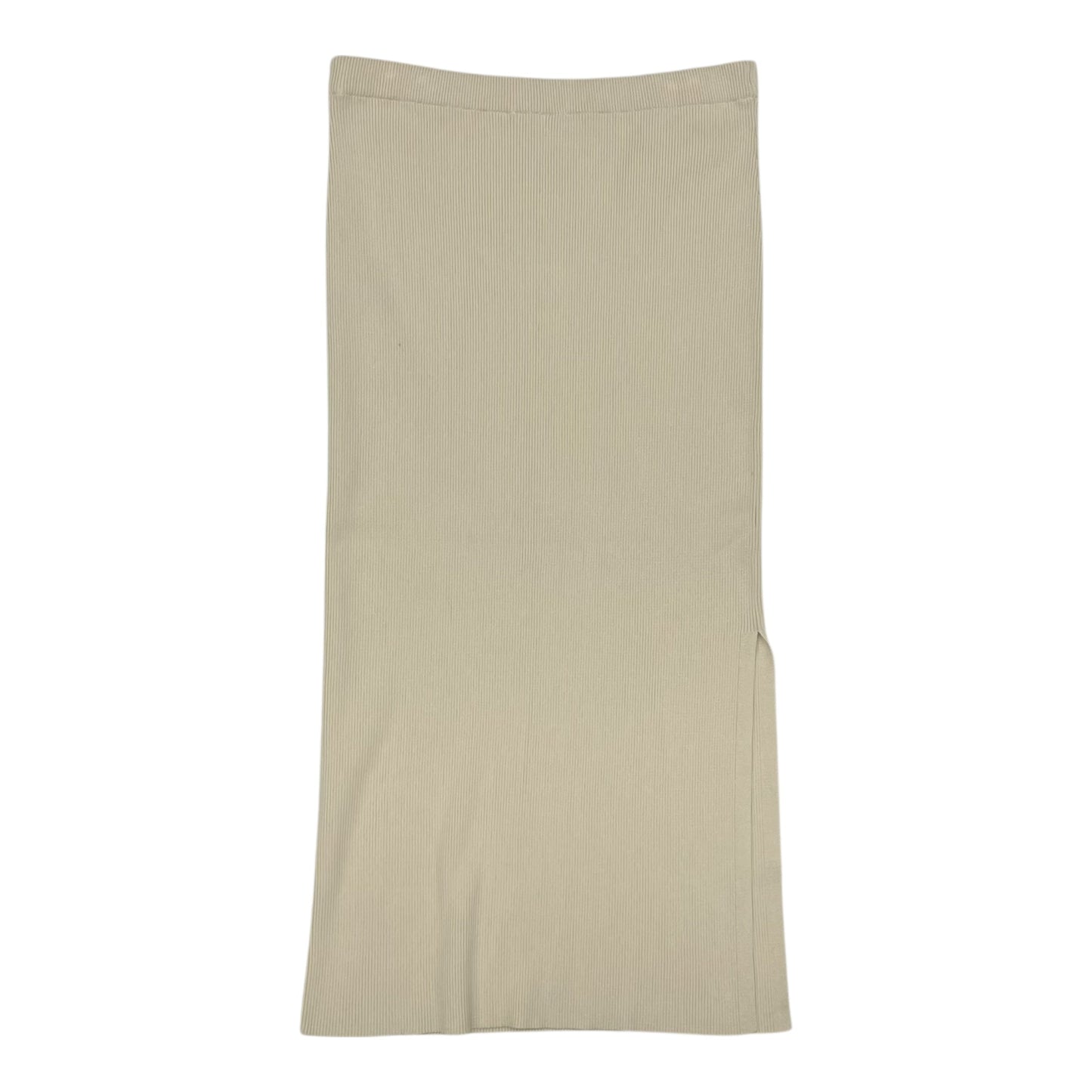 Skirt Maxi By Zara In Cream, Size:L