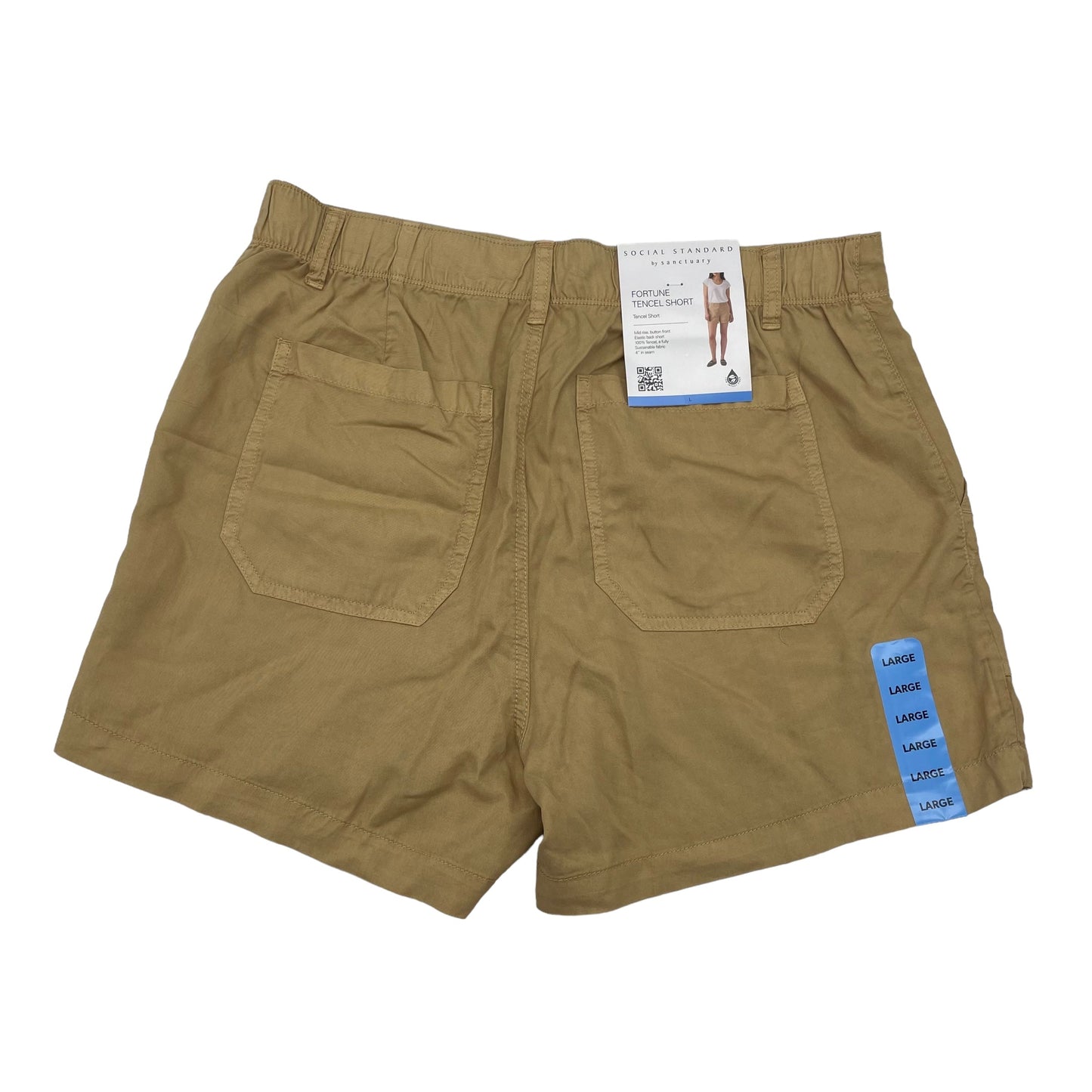 BROWN SHORTS by SOCIAL STANDARD BY SANCTUARY Size:L