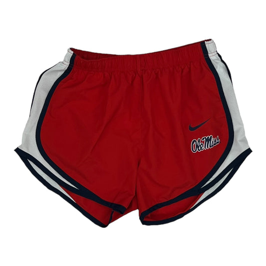 BLUE & RED & WHITE ATHLETIC SHORTS by NIKE Size:S