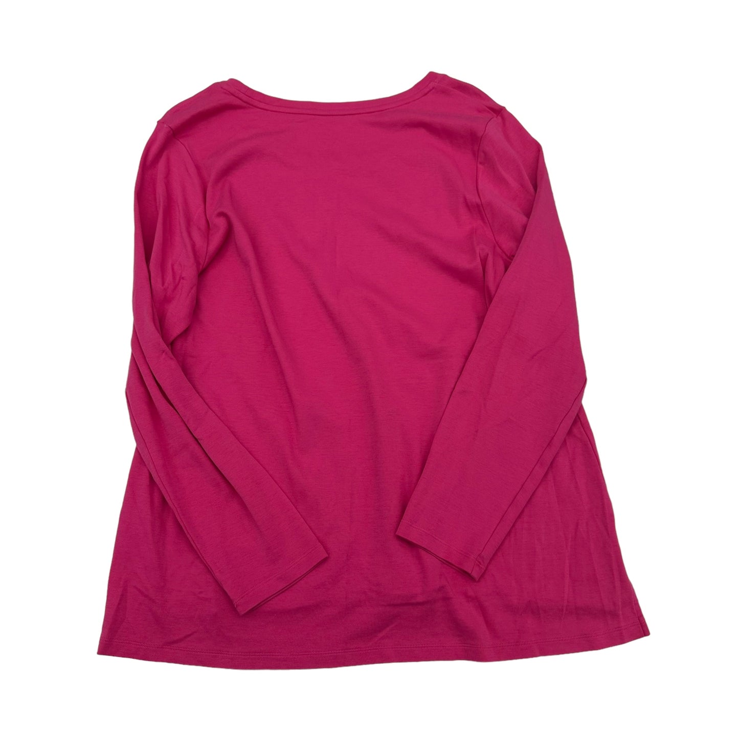 PINK TOP LS BASIC by CLOTHES MENTOR Size:XL