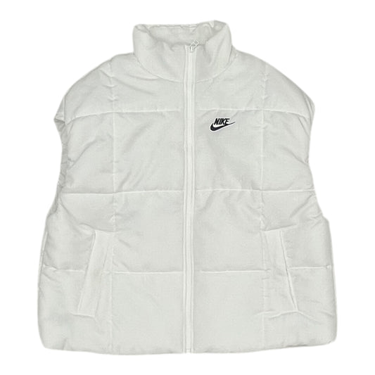 Vest Puffer & Quilted By Nike In White, Size:Xs